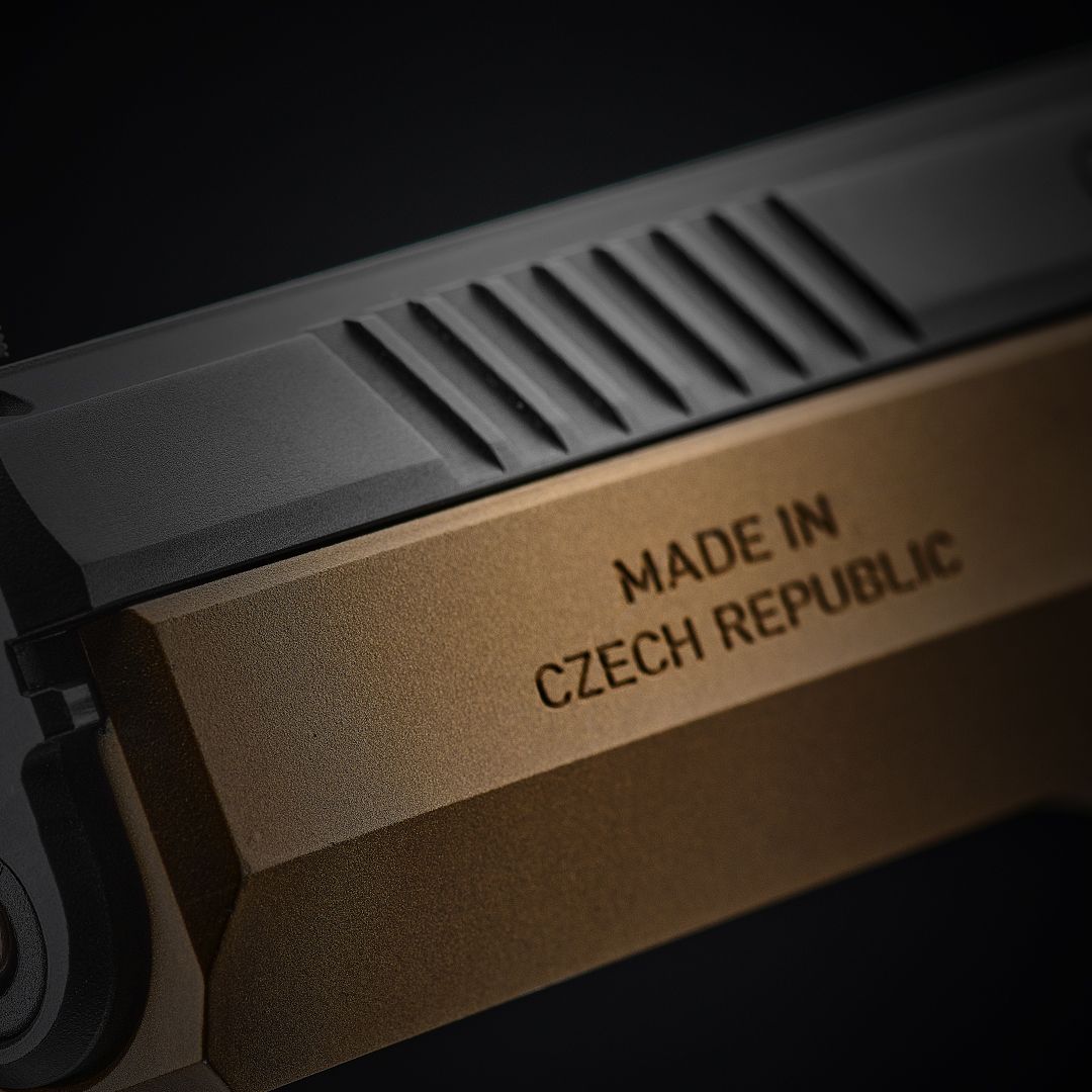 Two pairs of cocking serrations