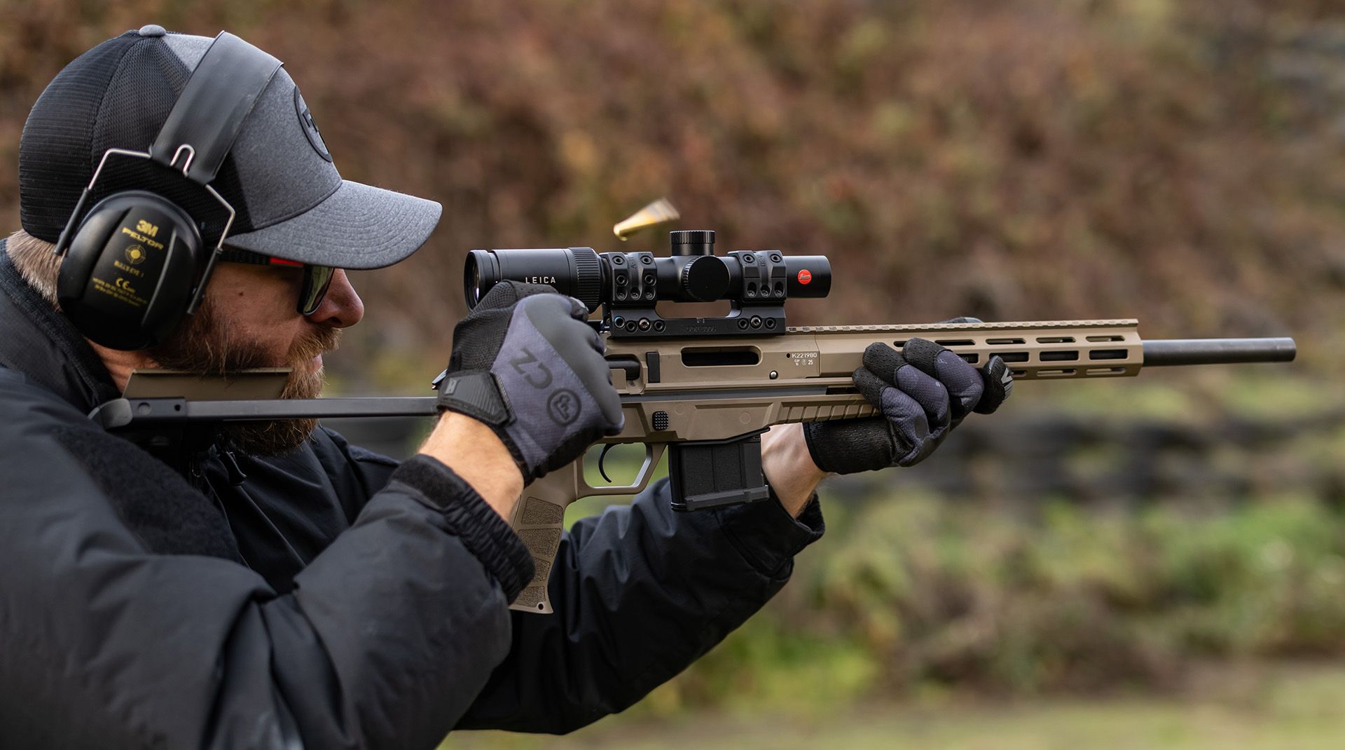 CZ 600+ Trail FDE: rövid cső, teleszkópos válltámasz és külön pisztolymarkolat.
